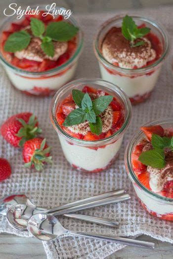 Crema Di Fragola Mascarponecreme Mit Erdbeeren Stylish Living