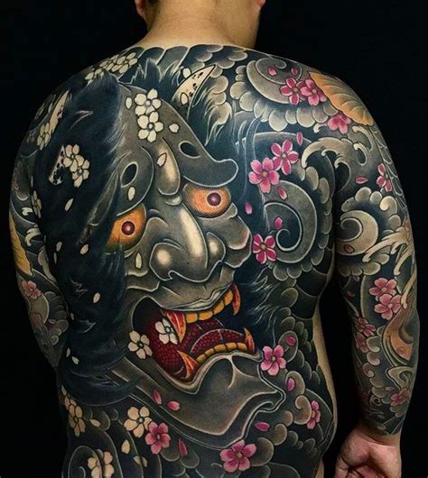 Traditional Japanese Oni Tattoo | Easy Tattoo Designs