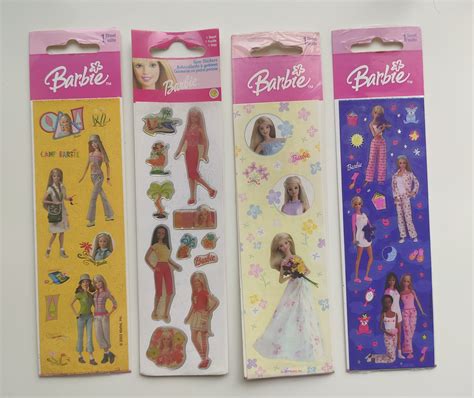 Sandylion Barbie Sticker Sheets Unopened Prismatic Gems Etsy