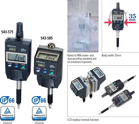 Mitutoyo Series With Dust Water Protection Conforming To Ip