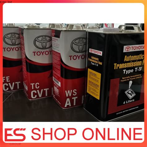 100 Original Toyota 4L Automatic Transmission Fluid CVT Fluid T