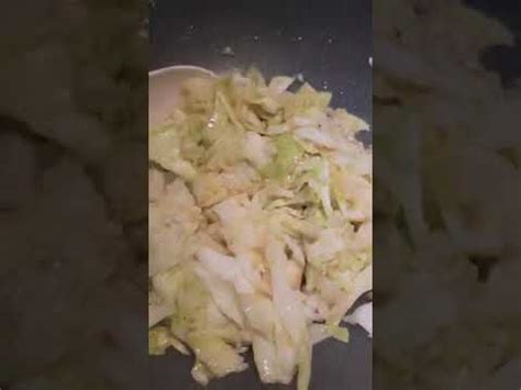 Learn How To Make Stir Fry Cabbage With Oyster Sauce Youtube