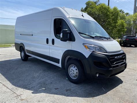 New 2023 Ram Promaster 3500 High Roof 3d Extended Cargo Van In Miami Lakes V3t546419 New Cars