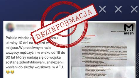 Deportacja Ukraińców w wieku poborowym Resort ostrzega PolsatNews pl