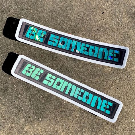 BE SOMEONE Downtown Houston Graffiti Sticker - Etsy