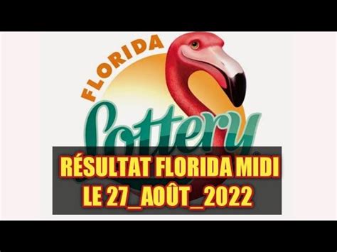 Resultat Florida Midi En Direct Le 27 Août 2022 LIVE YouTube