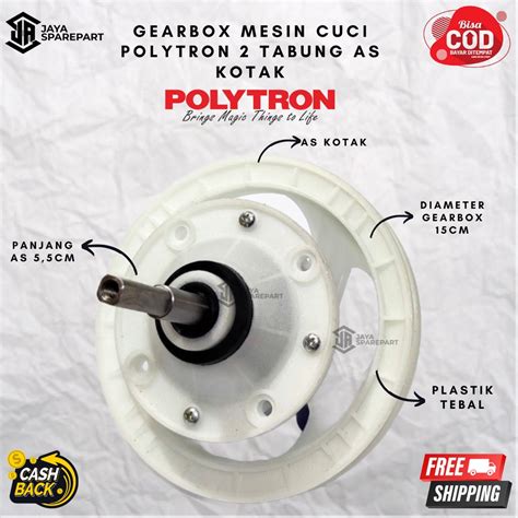 Jual Pwm Gearbox Mesin Cuci Polytron As Kotak Panjang Karya Jaya