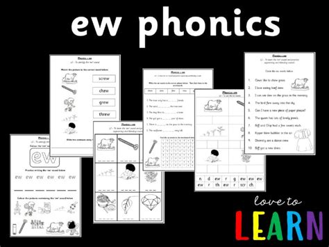 Ew Phonics Worksheets Teaching Resources