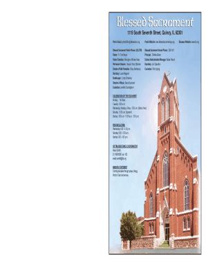 Fillable Online Blessed Sacrament Quincy Fax Email Print Pdffiller