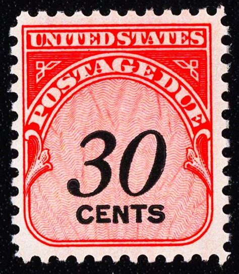 Us J Mnh Vf Cent Postage Due Shiny Gum United States Postage