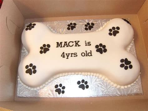 How To Make A Dog Bone Cake