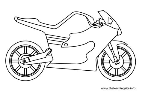 Motorcycle Outline Drawing at GetDrawings | Free download