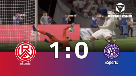 NGL Pro Club Premiership Highlights Rot Weiss Essen Vs FK Austria