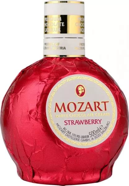 Mozart Strawberry White Chocolate Cream Liqueur 50cl Online At DrinksD