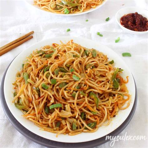 Schezwan Hakka Noodles With Veggies My Culinary Expressions