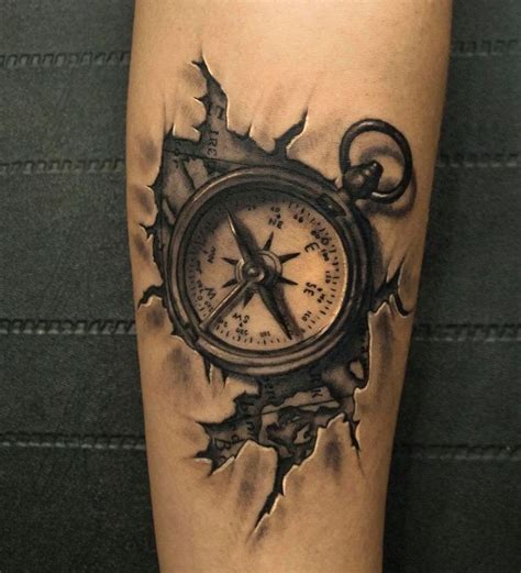 39 Amazing Compass Tattoo Design For Men Compass Tattoo Compass Tattoo Design Compass Tattoo Men