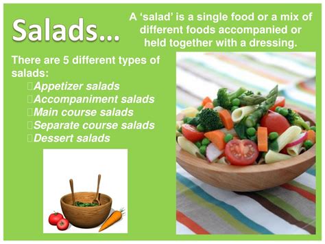 Ppt Salads Including Dressings Dips And Condiments Powerpoint Presentation Id 9334535