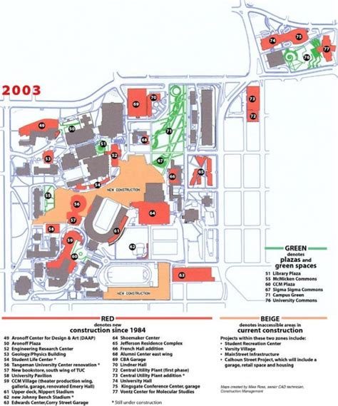 All Mapped Out University Of Cincinnati