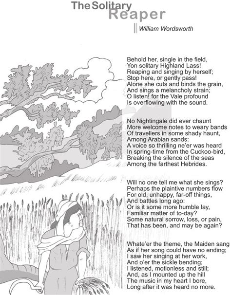 Grade 9 Reading Lesson 2 Poetry The Solitary Reaper William