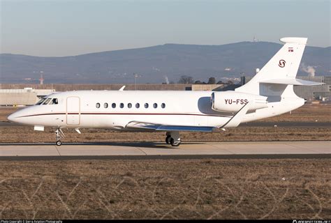 YU FSS Private Dassault Falcon 2000LX Photo By Sierra Aviation