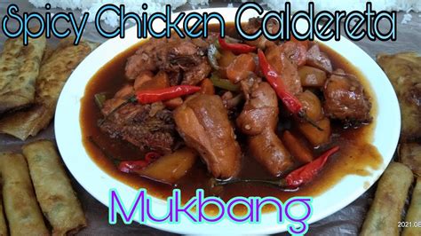 Spicy Chicken Caldereta Chicken Caldereta Kalderetang Manok YouTube