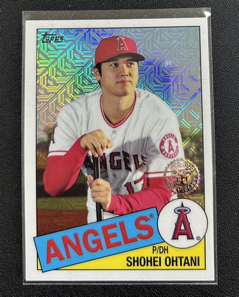 未使用に近い大谷翔平 2020 Topps Silver Pack Shohei Ohtani Angels 1985 Topps