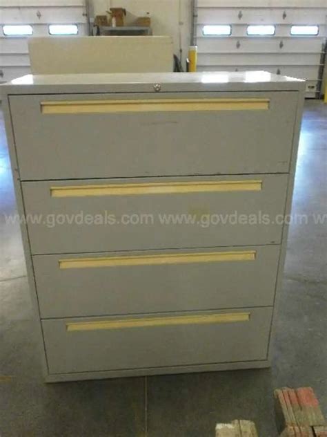 4 Drawer Metal Lateral File Cabinet Govdeals