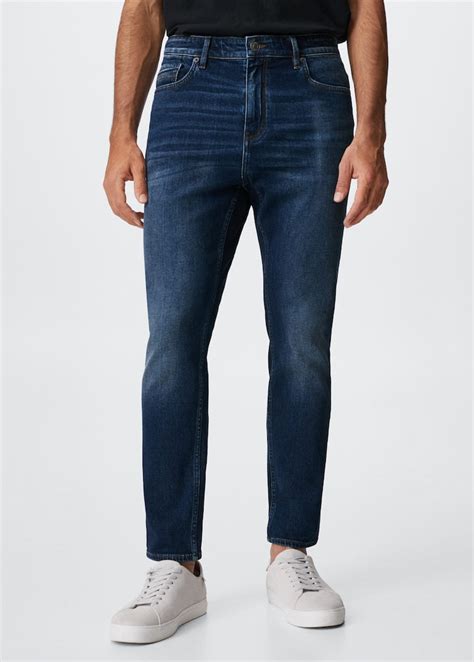 Tom Tapered Fit Jeans Men Mango Man Usa