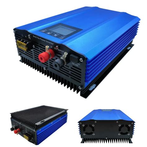 W Grid Tie Inverter For Solar Panels Adjustable Battery Discharge