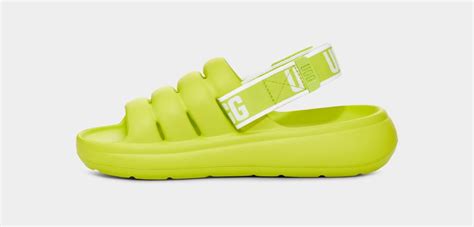 Ugg Australia Sport Yeah Slide In Yellow For Kids 58 Off