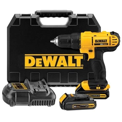 Parafusadeira Furadeira de impacto 13mm 20V Íon DCD776C2 Dewalt