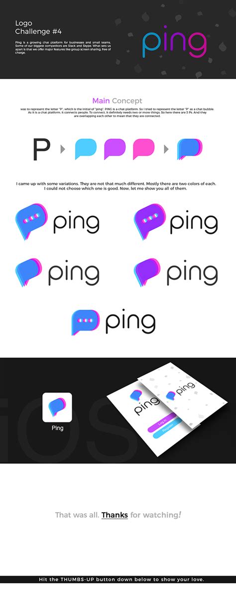 ping logo  behance