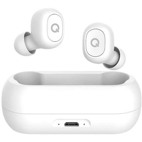 Закрытые беспроводные наушники QUB QTWE1 White для телефона - Audio ...