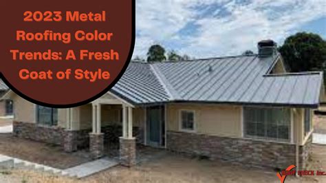 2023 Metal Roofing Color Trends: A Fresh Coat of Style by roofcheckinc ...