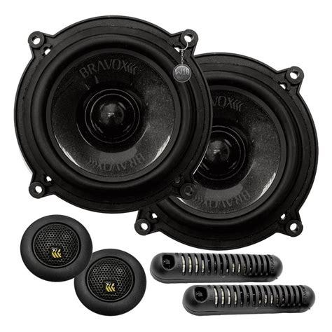 Alto Falante Kit Vias Bravox Black Cs Bk Polegadas W