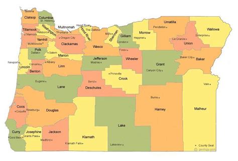 Oregon Map With Zip Codes - Willi Julienne