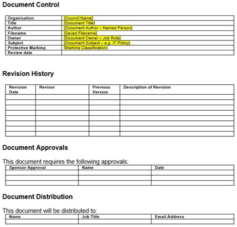 20 Free Information Security Policy Templates [word Pdf] Templatedata