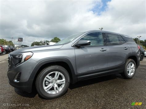 Satin Steel Metallic Gmc Terrain Sle Awd Photo