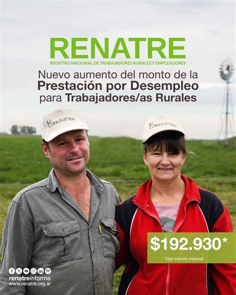 El Renatre Anunci Un Nuevo Aumento Del En Las Prestaciones Por