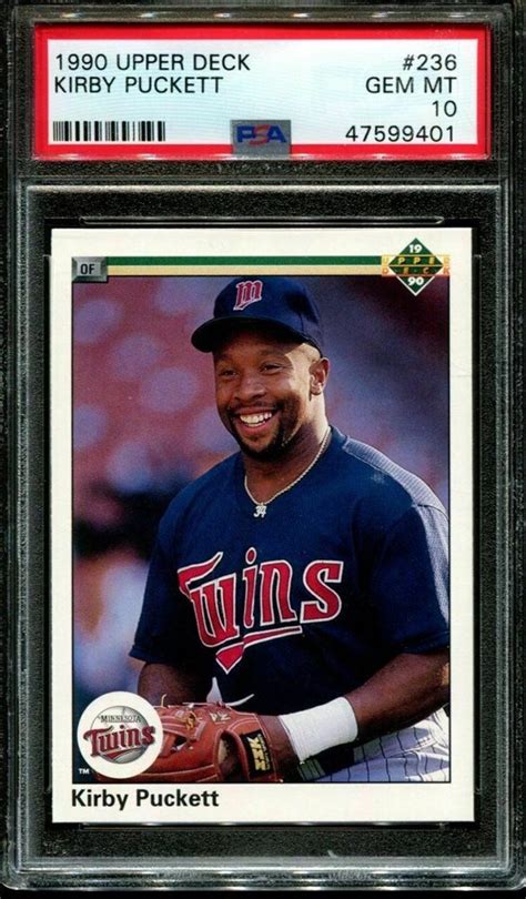 Auction Prices Realized Baseball Cards 1990 Upper Deck Kirby Puckett