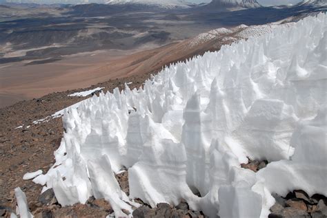 The Penitentes, Stunning Snow Formations - Gessato