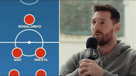 Leo Messi zbulon formacionin më të mirë me lojtarët që ka luajtur në