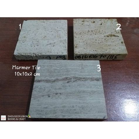 Jual SAMPLE PRODUK MATERIAL LANTAI MARMER TRAVERTINE SERPEGIANTE NO 3