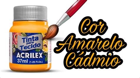 Como Fazer A Cor Amarelo C Dmio Tinta Para Pintar Tecido Acrilex