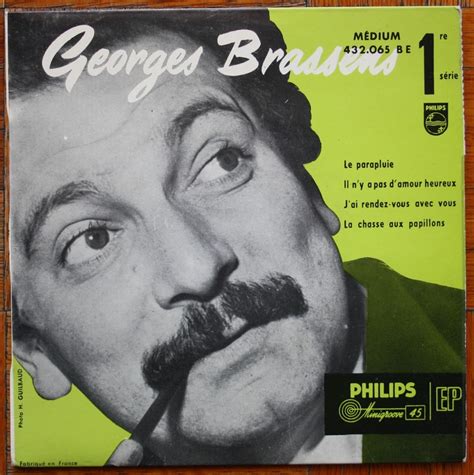 Georges Brassens Par Les Routes Du Printemps Georges Brassens 1ère Série Philips 432