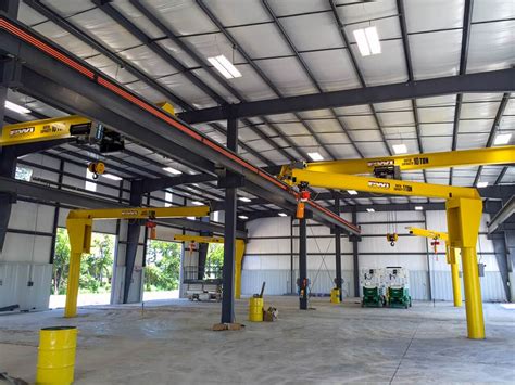 Pwi Base Plate Mounted Jib Crane Hoist Zone