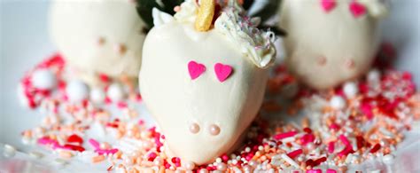 Chocolate Covered Strawberry Unicorns Popsugar Food