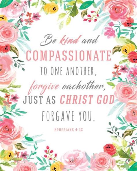 Be Kind One To Another Tenderhearted Forgiving One Another Ephesians