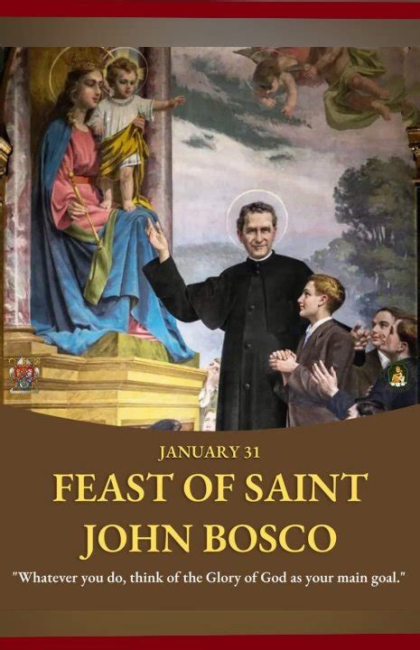 FEAST OF SAINT JOHN BOSCO – 31st JANUARY - Prayers and Petitions