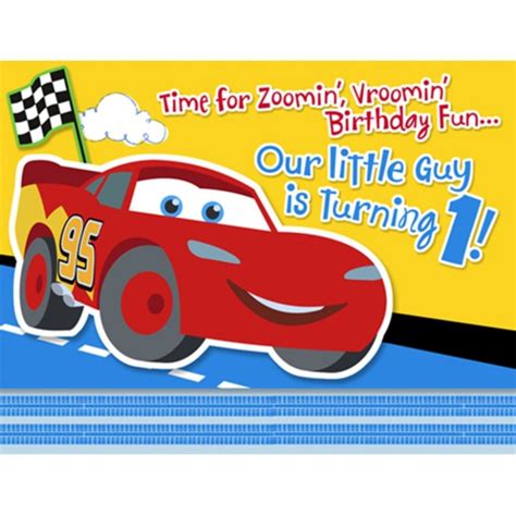 Disney Cars Invitation Templates